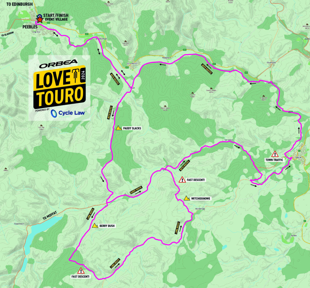 LoveTouro 2024 route map